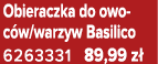 Obieraczka do owoc w/warzyw Basilico 6263331 89,99 z 