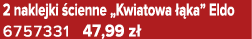 2 naklejki cienne „Kwiatowa   ka” Eldo 6757331 47,99 z 