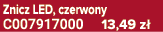 Znicz LED, czerwony C007917000 13,49 z 