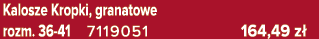 Kalosze Kropki, granatowe rozm. 36 41 7119051 164,49 z 