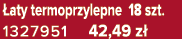  aty termoprzylepne 18 szt. 1327951 42,49 z 