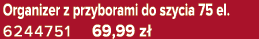 Organizer z przyborami do szycia 75 el. 6244751 69,99 z 