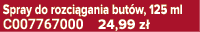 Spray do rozci gania but w, 125 ml C007767000 24,99 z 