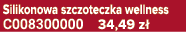 Silikonowa szczoteczka wellness C008300000 34,49 z 