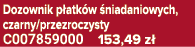Dozownik p atk w niadaniowych, czarny/przezroczysty C007859000 153,49 z 