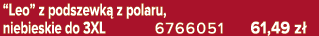 “Leo” z podszewk z polaru, niebieskie do 3XL 6766051 61,49 z 