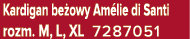 Kardigan be owy Am lie di Santi rozm. M, L, XL 7287051