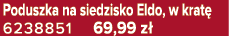 Poduszka na siedzisko Eldo, w krat 6238851 69,99 z 