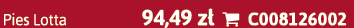 Pies Lotta 94,49 z  C008126002