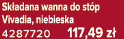 Sk adana wanna do st p Vivadia, niebieska 4287720 117,49 z 