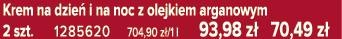 Krem na dzie i na noc z olejkiem arganowym 2 szt. 1285620 704,90 z /1 l 93,98 z  70,49 z 
