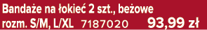 Banda e na okie  2 szt., be owe rozm. S/M, L/XL 7187020 93,99 z 