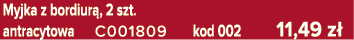 Myjka z bordiur , 2 szt. antracytowa C001809 kod 002 11,49 z 