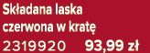 Sk adana laska czerwona w krat 2319920 93,99 z 