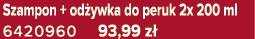 Szampon + od ywka do peruk 2x 200 ml 6420960 93,99 z 