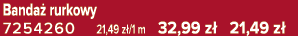 Banda rurkowy 7254260 21,49 z /1 m 32,99 z  21,49 z 