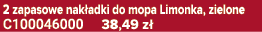 2 zapasowe nak adki do mopa Limonka, zielone C100046000 38,49 z 