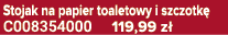Stojak na papier toaletowy i szczotk C008354000 119,99 z 