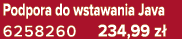 Podpora do wstawania Java 6258260 234,99 z 