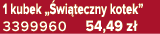 1 kubek „ wi teczny kotek” 3399960 54,49 z 