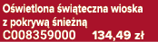 O wietlona wi teczna wioska z pokryw   nie n  C008359000 134,49 z 