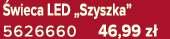  wieca LED „Szyszka” 5626660 46,99 z 