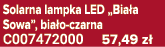 Solarna lampka LED „Bia a Sowa”, bia o czarna C007472000 57,49 z 