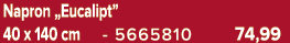 Napron „Eucalipt” 40 x 140 cm 5665810 74,99