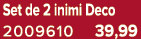Set de 2 inimi Deco 2009610 39,99