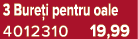 3 Bure i pentru oale 4012310 19,99