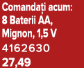 Comanda i acum: 8 Baterii AA, Mignon, 1,5 V 4162630 27,49