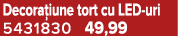 Decora iune tort cu LED uri 5431830 49,99