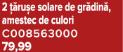 2  ru e solare de gr din , amestec de culori C008563000 79,99
