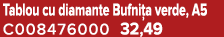 Tablou cu diamante Bufni a verde, A5 C008476000 32,49