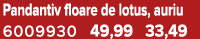 Pandantiv floare de lotus, auriu 6009930 49,99 33,49