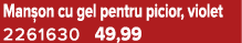 Man on cu gel pentru picior, violet 2261630 49,99