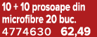 10 + 10 prosoape din microfibre 20 buc. 4774630 62,49