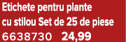 Etichete pentru plante cu stilou Set de 25 de piese 6638730 24,99