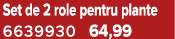 Set de 2 role pentru plante 6639930 64,99