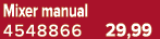 Mixer manual 4548866 29,99