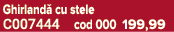 Ghirland cu stele C007444 cod 000 199,99