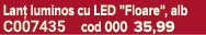 Lan luminos cu LED ”Floare”, alb C007435 cod 000 35,99