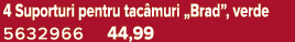4 Suporturi pentru tac muri „Brad”, verde 5632966 44,99