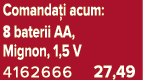 Comanda i acum: 8 baterii AA, Mignon, 1,5 V 4162666 27,49