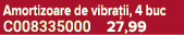 Amortizoare de vibra ii, 4 buc C008335000 27,99