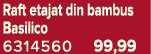 Raft etajat din bambus Basilico 6314560 99,99