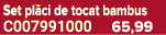 Set pl ci de tocat bambus C007991000 65,99