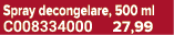 Spray decongelare, 500 ml C008334000 27,99