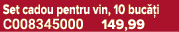 Set cadou pentru vin, 10 buc i C008345000 149,99