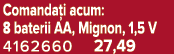 Comanda i acum: 8 baterii AA, Mignon, 1,5 V 4162660 27,49